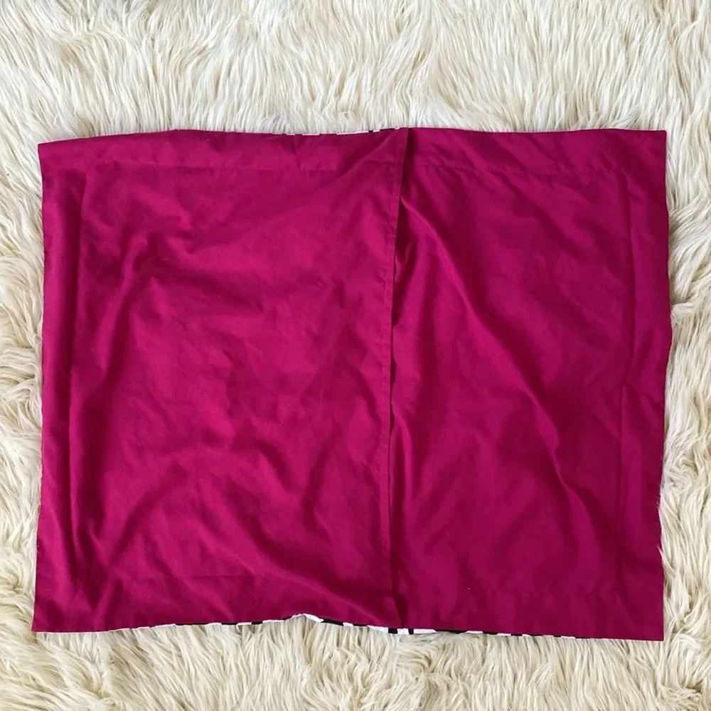 VTG Juicy Couture Leopard Print Pillowcase 29 x 23 in Y2K Hot Pink Pop of color